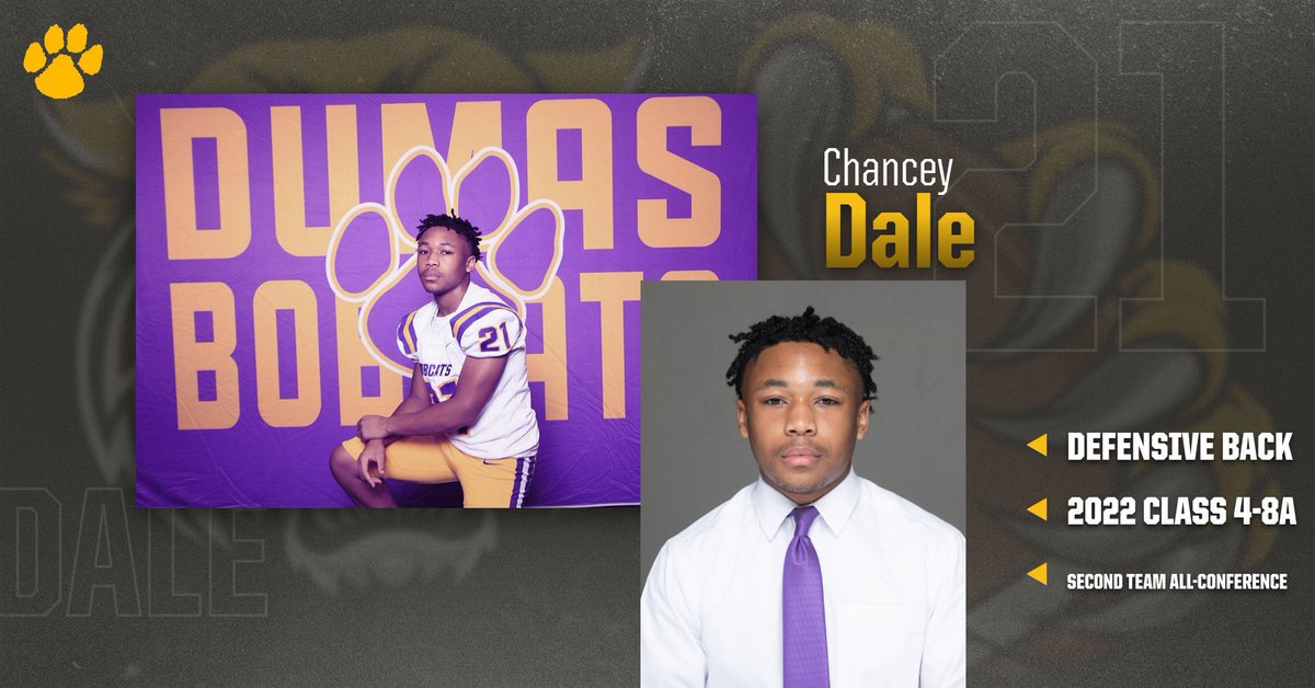 dumasbobcatsfb's tweet photo. Congratulations to these Bobcats for earning Second Team All-Conference Honors for Class 4-8A #EveythingMatters #SetDStandard https://t.co/9jGQOZC8iP