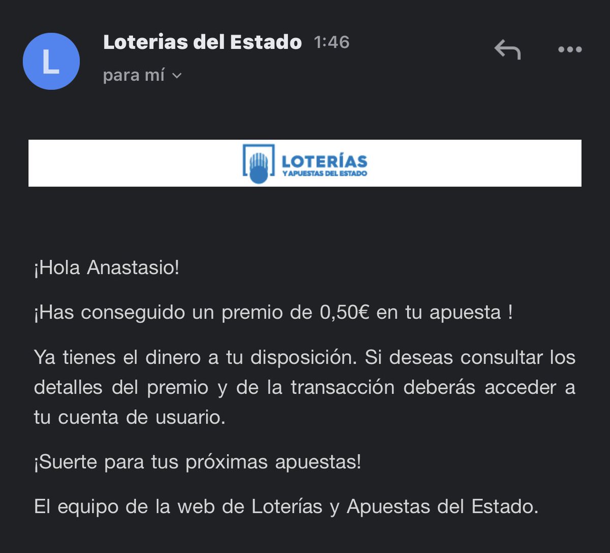Anastasio__'s tweet photo. @Nuelver Estoy en racha. https://t.co/cIcH3pzqKS
