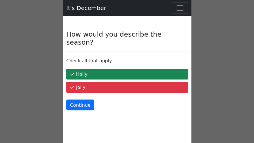 Version 1.4.23 introduced a feature that lets you customize the color of particular checkbox or radio list items. It's a pretty useless feature, but it lets you do this.