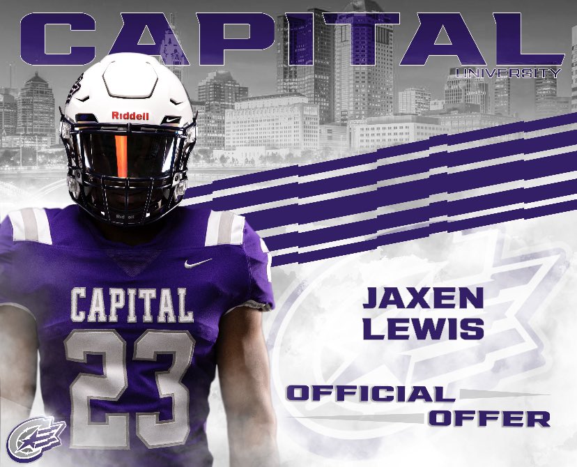 Jaxen (@jaxenlewis) on Twitter photo Blessed and excited to receive an opportunity to play for <a href="/CapitalU_FB/">Capital University Football</a> !! @CoachJBlack1 <a href="/xeniabucsfb/">Xenia Bucs Football</a> Blessed and excited to receive an opportunity to play for <a href="/CapitalU_FB/">Capital University Football</a> !! @CoachJBlack1 <a href="/xeniabucsfb/">Xenia Bucs Football</a>