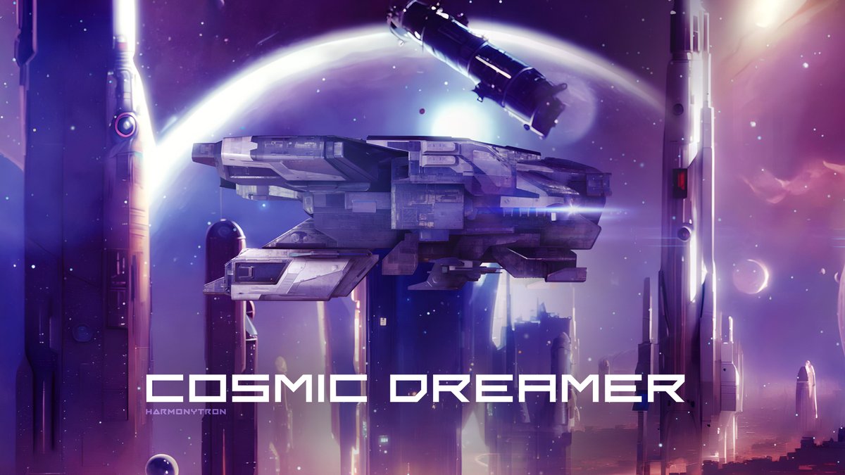 harmonytron's tweet photo. Allow yourself to be transported on a soothing journey through space and time with Cosmic Dreamer.
https://t.co/N2ZHSofIlh
#Spaceship #Relaxation #SciFi #Spaceless #Cosmicspace #Starship #Starlight #Neon #Stars #Starlighter https://t.co/c0jdaeJTOh