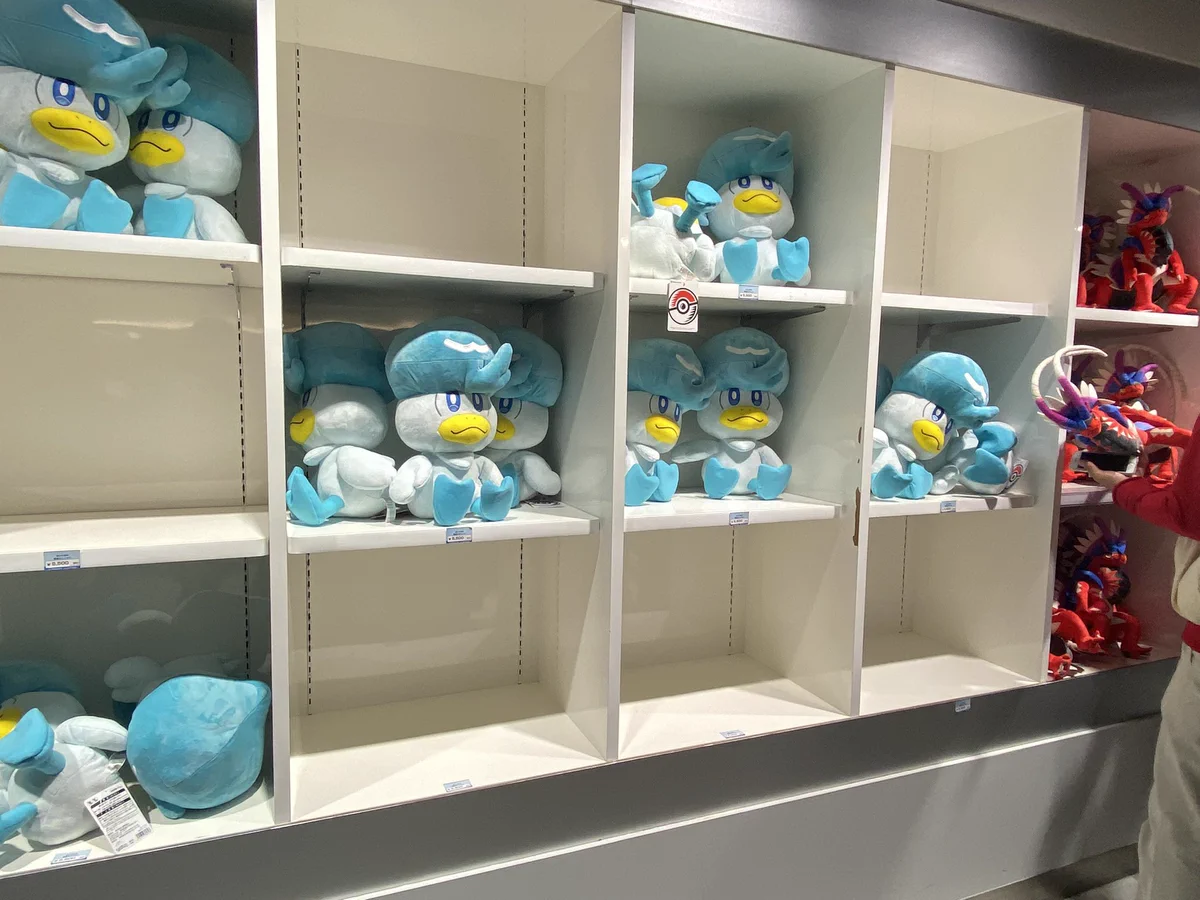 ポケモンSVの御三家のぬいぐるみで何故かクワッスだけが売れ残る‼