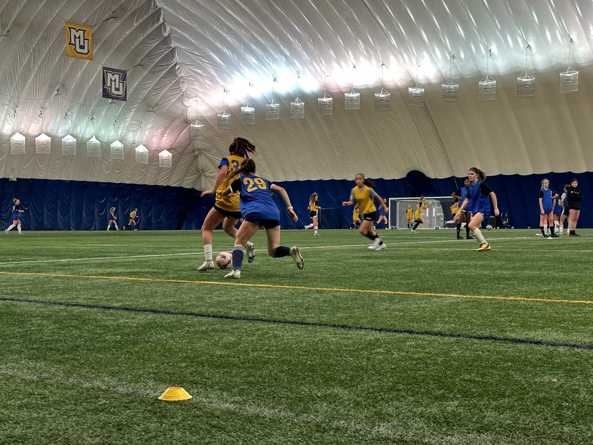 Had a great time this morning at the <a href="/MarquetteWSOC/">MARQUETTE Soccer</a> ID clinic!! Thank you <a href="/pelaez_frank/">frank pelaez</a> <a href="/sikingerpa08/">Paul Sikinger</a> <a href="/ErinScott07/">Erin Scott</a> and currently players!!!💛💙 <a href="/SFCGirlsAcademy/">Sockers FC Girls Academy</a> <a href="/TopDrawerSoccer/">TopDrawerSoccer</a> <a href="/ImYouthSoccer/">ECNL/GA/Recruiting/College Soccer</a>