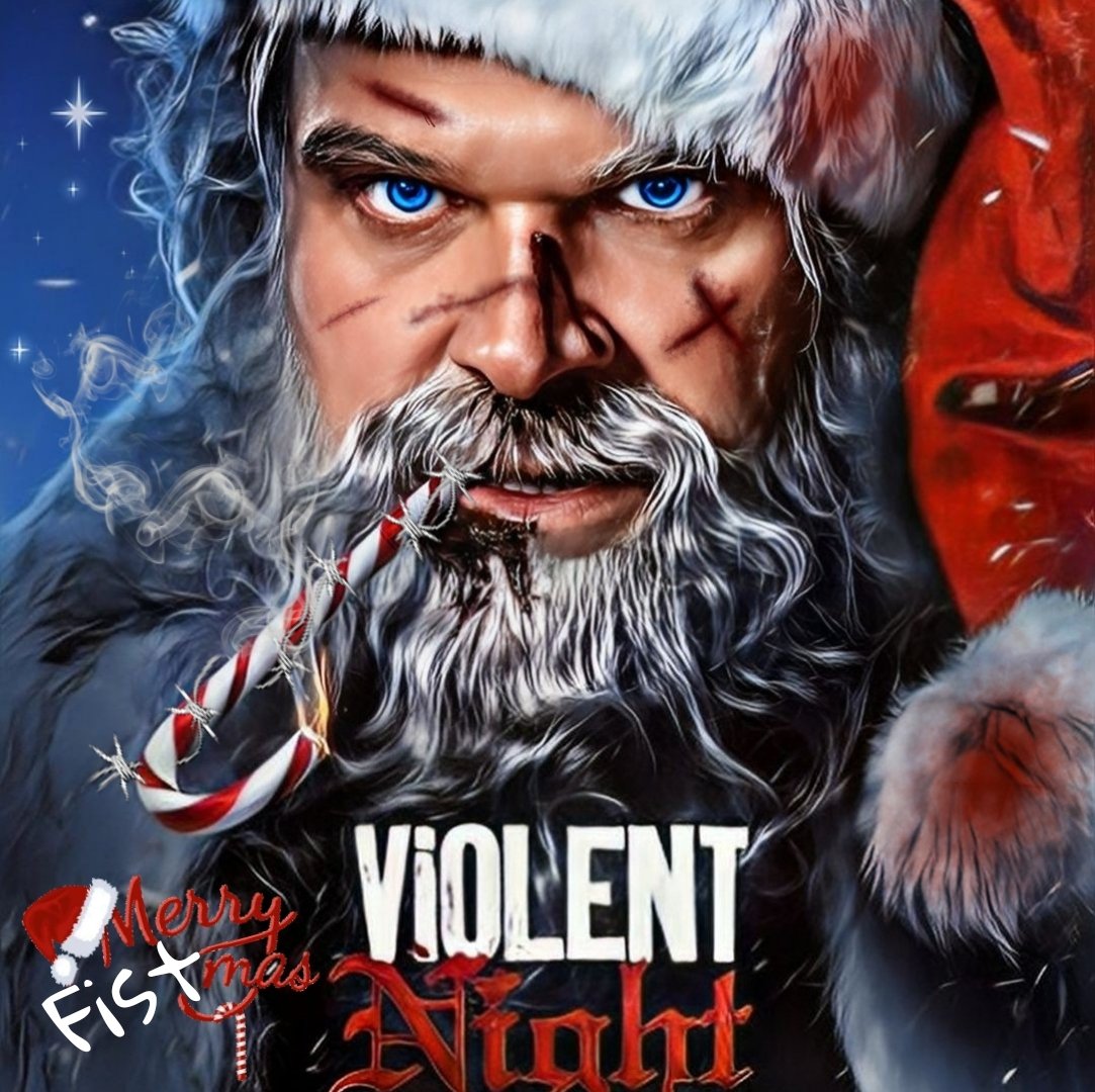 'Violent Night'
      Poster!

Idea taken from original poster!
@DavidKHarbour
#davidharbouredit
#davidharbour
#violentnight 
@ViolentNight
Poster created by #FreshDripArt ❤✌🏼😎🖤