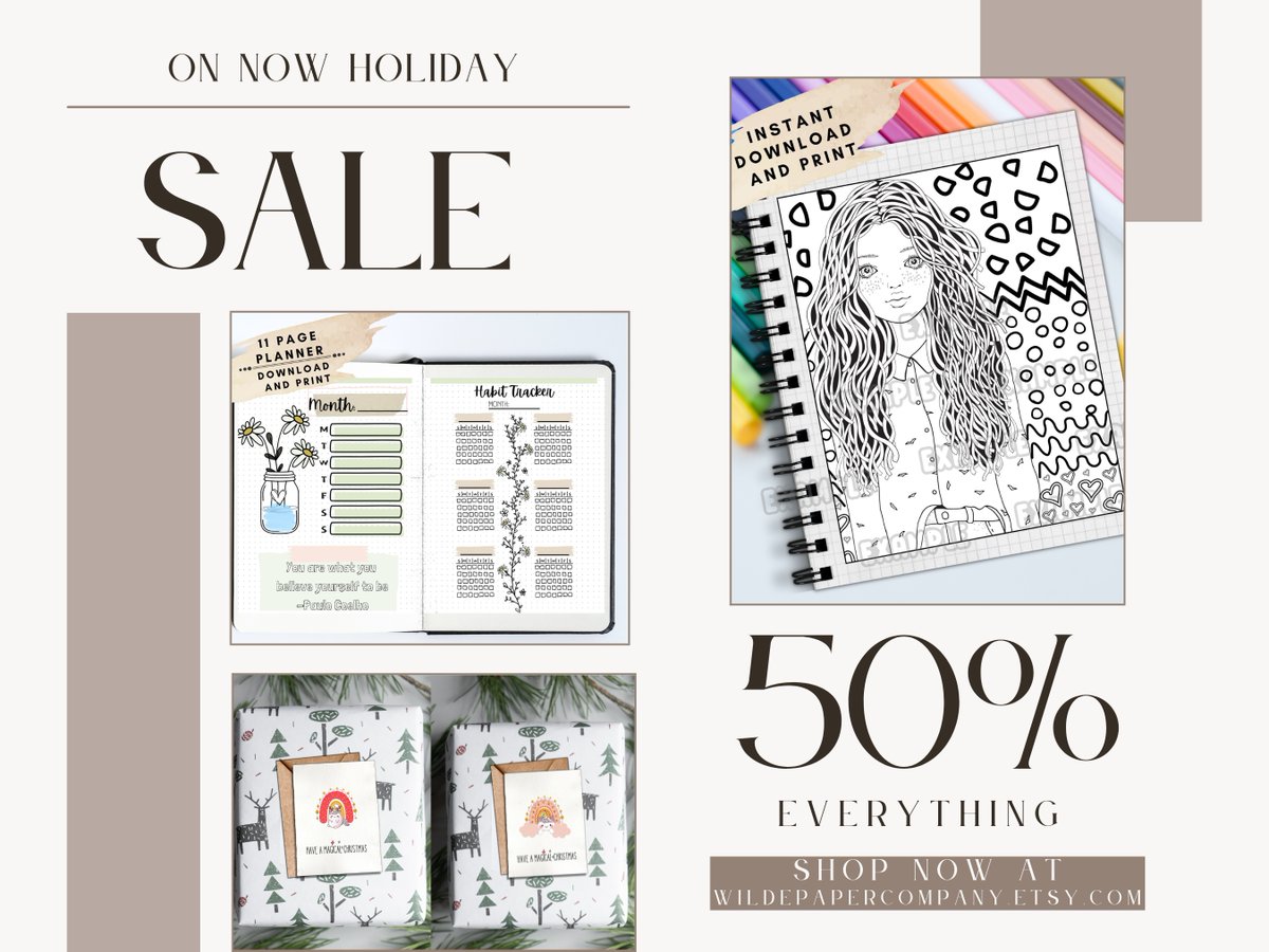 WildePaperCo's tweet photo. Shop small this Christmas Season. Everything in my shop is now 50% until Dec 25th. https://t.co/qFsJRS7L2d #etsy #wildepapercompany #etsyfinds #etsygifts #etsysale #etsycoupon #shopsmall #shopsmallbusiness #shopsmallthischristmas #christmascards #greetingcards #stationery https://t.co/SWo337Axyu