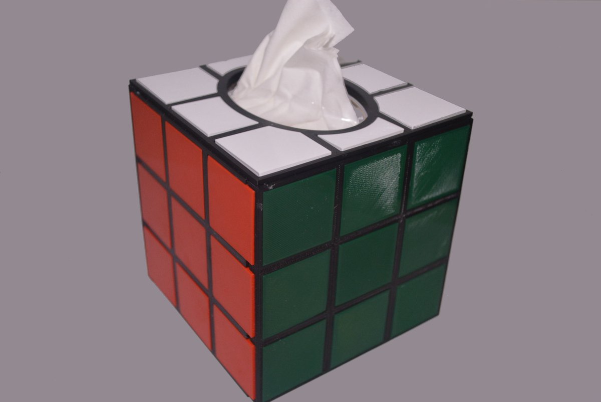 WorkshopPenguin's tweet photo. Back in stock! Rubik Cube Tissue box cover https://t.co/5ZtWAJyVqq #3dprinting #3dprinted #rubikcube #tissuecover #homedecor #puzzle #70sdecor #70snostalgia #gamer #etsy #penguin3dworkshop https://t.co/MjkgSEPVtk