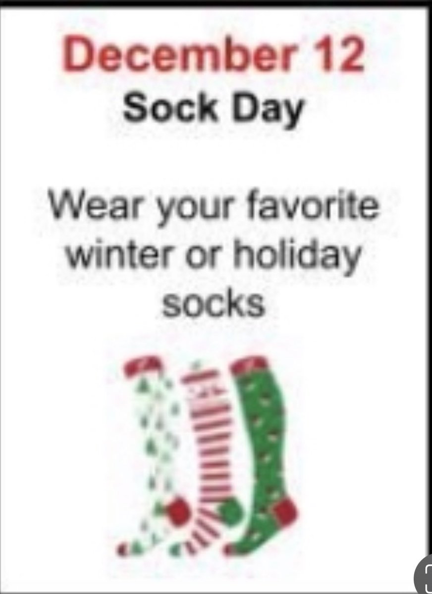 fcpsamberduong's tweet photo. BCES will start the holiday countdown starting tomorrow with sock day….Can’t wait to see all of festive socks!!!! @Stein_FCPS https://t.co/poO2jC2NWE