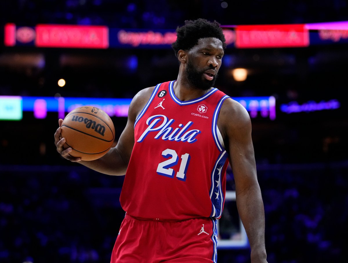 FanDuel's tweet photo. FIFTY-THREE points for Joel Embiid 😱

His second 50-point game this season 👏

#BrotherlyLove | #NBA https://t.co/PYZ8NlQ74o