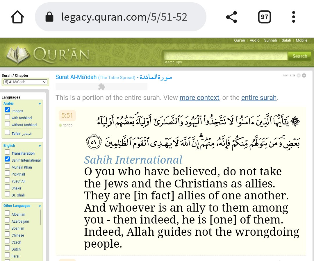 spinin_wheel's tweet photo. @WallStreetSilv We must read their holy book and the refer to the verses below instead of such misinformation FFS

The holy book openly commands it's followers to conquer and k*ll Christians, seize their lands and r*pe their women

You can't fool all the people kid! 👁️

Verses: https://t.co/fYMlXCQ83s