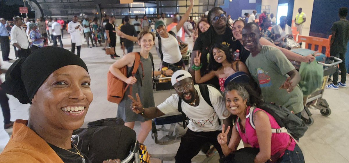 zansari8's tweet photo. Lots of selfies in #Ghana @AQE_NY team are so grateful for the opportunity to experience and learn from the beautiful people of Ghana. I am forever changed by this journey. I personally experienced all the emotions #AQEGhanaBound #BackinNY https://t.co/L9Gw7tqdAH