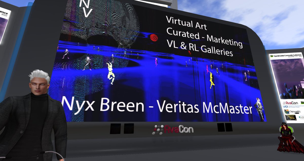 opensimcc's tweet photo. @nyxbreen @mc_veritas . @Nyxbreen and @mc_Veritas explaining how to bring marketing to your Art and enhance your reach in #opensimulator
#oscc22 https://t.co/IffjpQzvLs