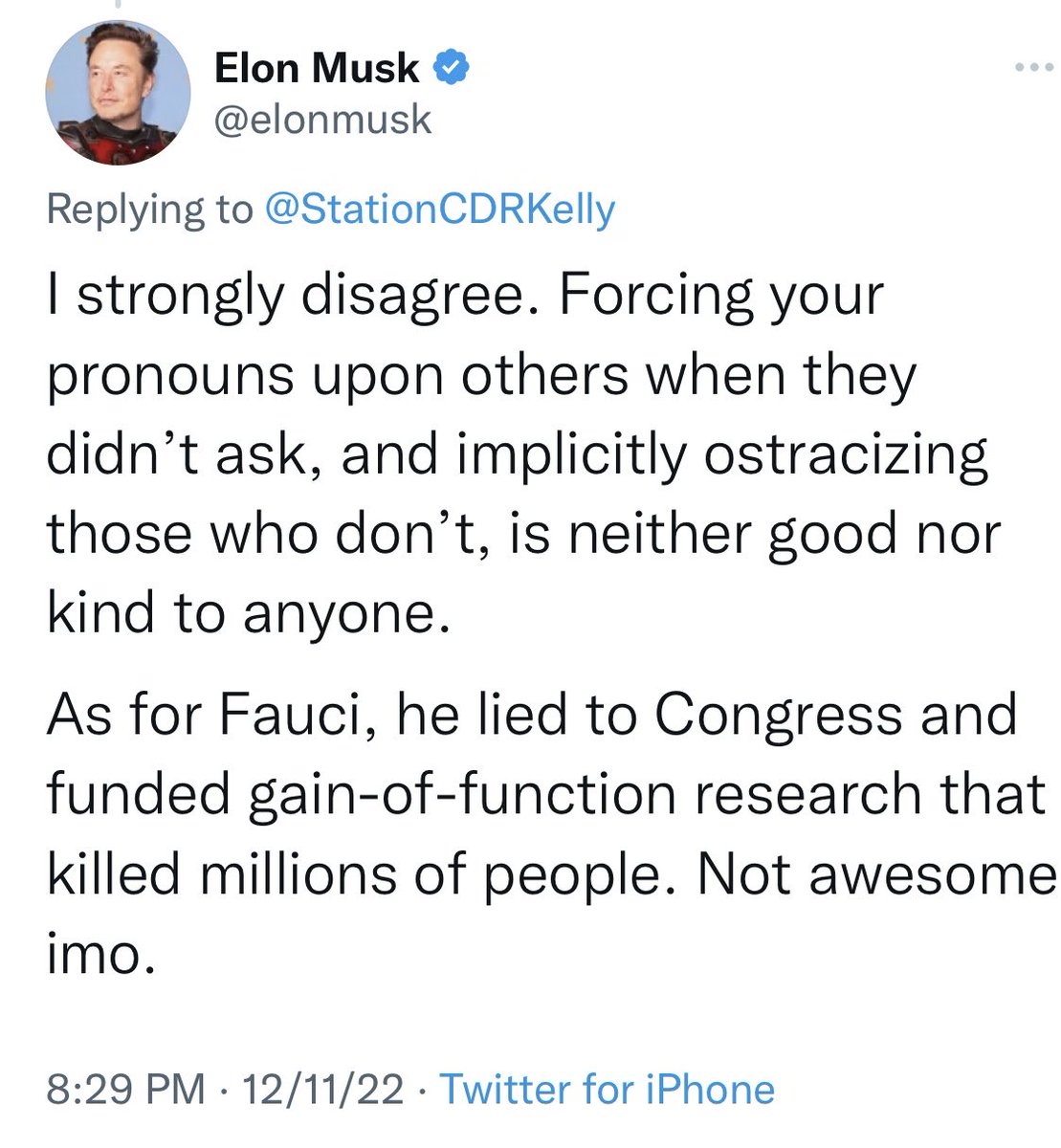 MaxAbrahms's tweet image. Want to know how much Twitter has changed? The owner of Twitter now expresses views in Tweets that would have gotten him banned in the old Twitter.