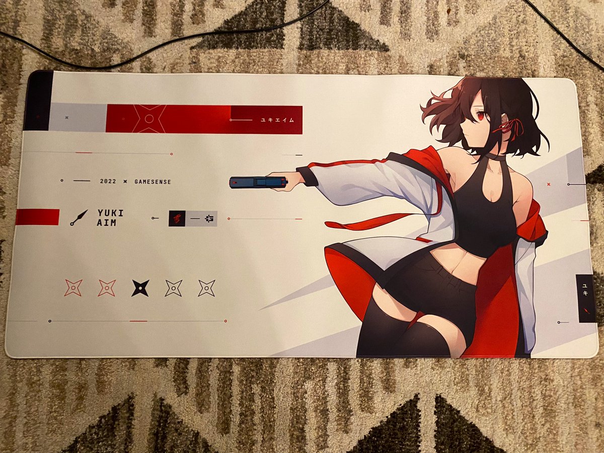 再追加販売 YukiAim x Gamesense Radar マウスパッド - crumiller.com