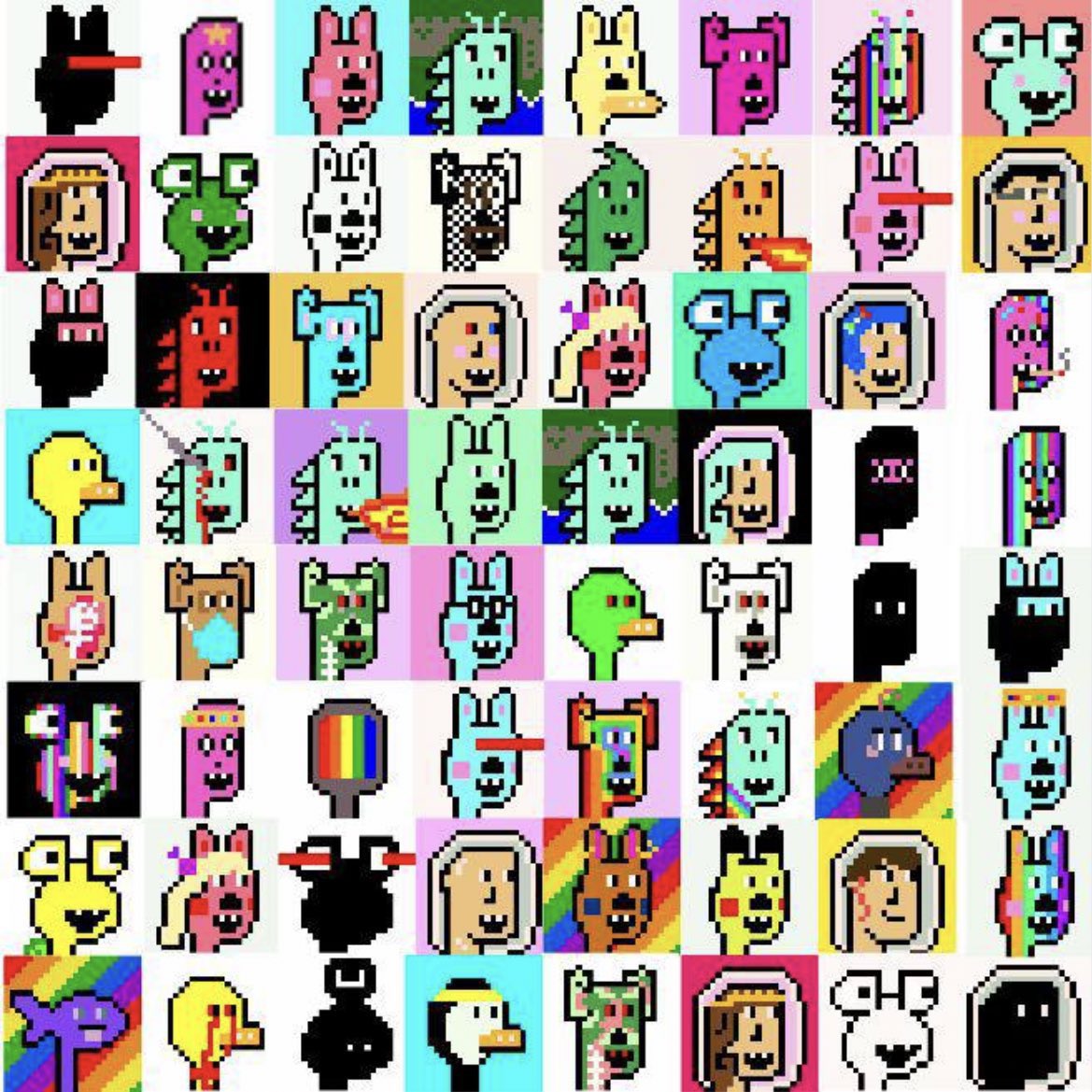 💖🐰🐶🤖🐸🐠🐥🐲🧑🚀- 67% MINTED tweet media