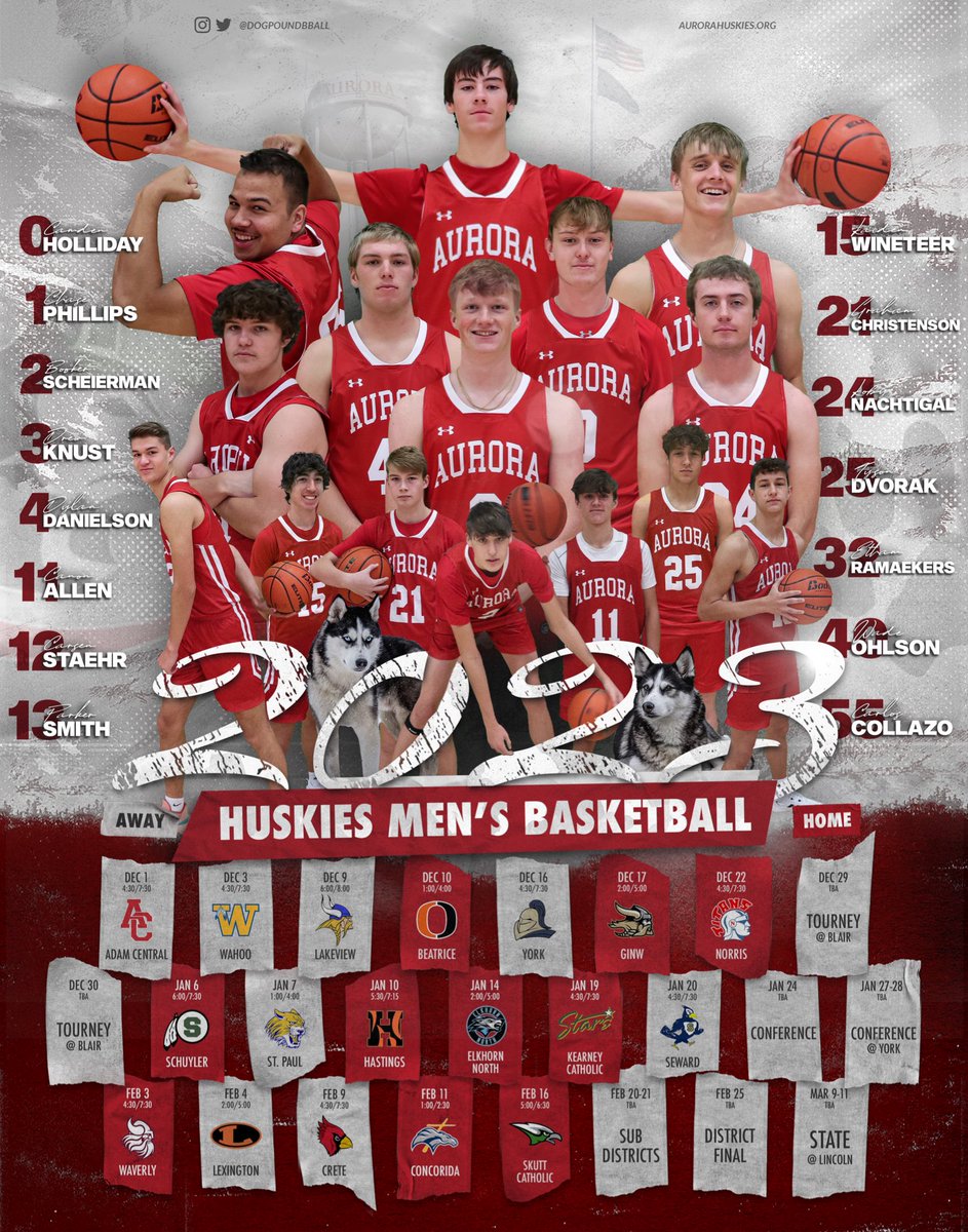 If anyone knows <a href="/bryce_reichardt/">BRYCE REICHARDT</a> you know that he only delivers straight 🔥🔥🔥🔥 on his graphic design! Thanks Bryce for bringing your A-Game this year. These will be hot off the press in the near future! #ATownProud #aurorahuskies