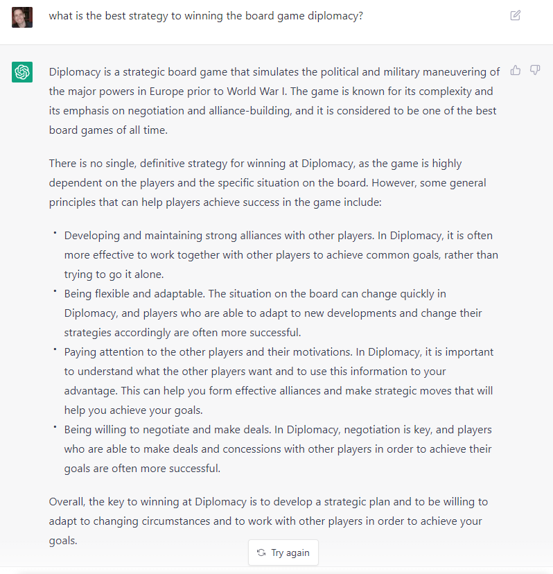 DiplomacyGames tweet media