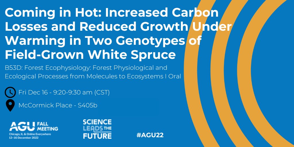 Made it to Chicago for #AGU22. My first time attending and presenting in-person! Looking forwarding to learning, networking and maybe learning how to network? See y'all soon