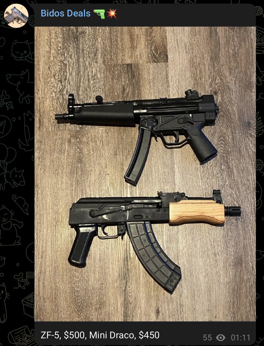 tize4PF's tweet photo. feds sellin half price glocks n dracos🤣🤣 https://t.co/WJ3RBFWo4Y
