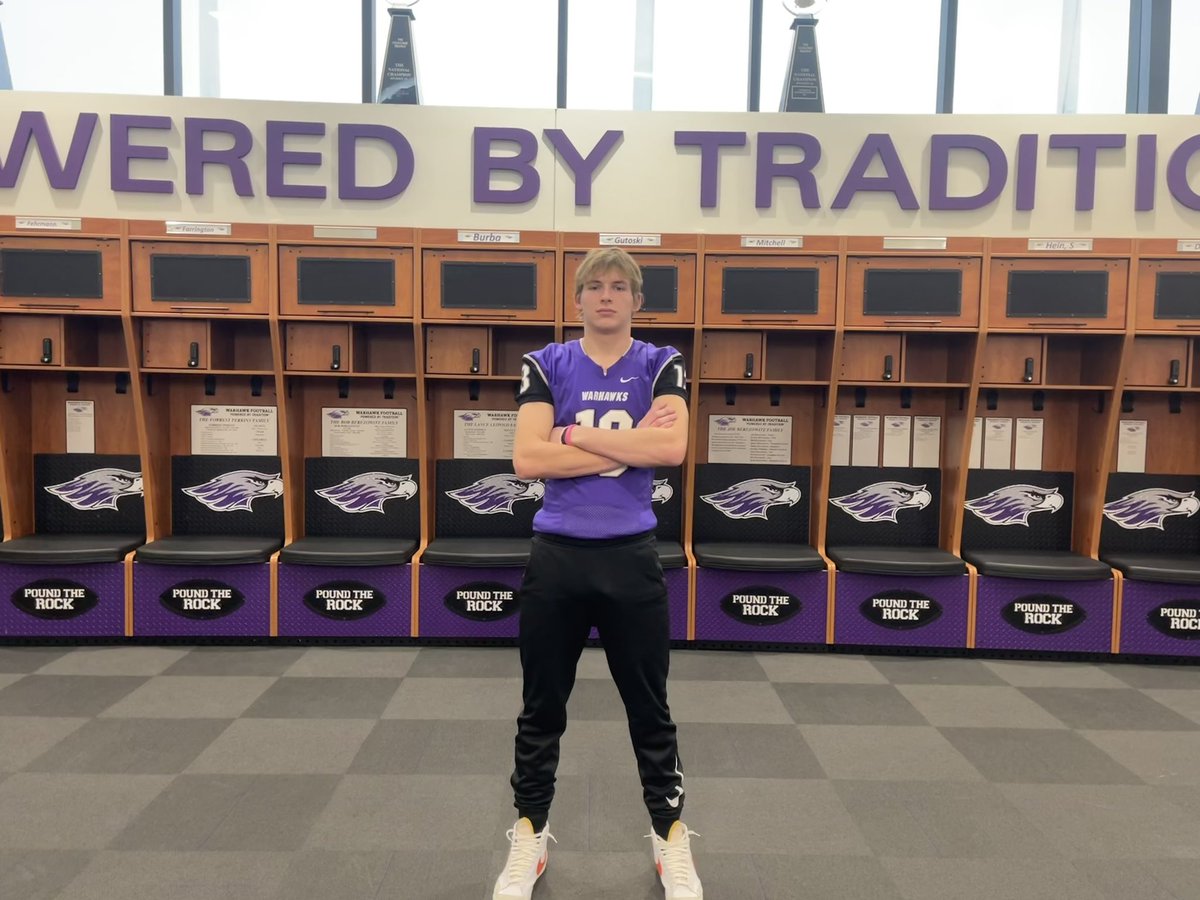 Had an amazing OV with <a href="/WarhawkFootball/">Warhawk Football</a> today! Excited to have an offer to compete as a Warhawk at the collegiate level!!! Many thanks to <a href="/CoachRindahl/">Jace Rindahl</a>, <a href="/Coach_Pogue/">Brody Pogue</a> and the rest of the staff for this opportunity!! #PoundTheRock <a href="/CoachPossley/">Nolan Possley</a>