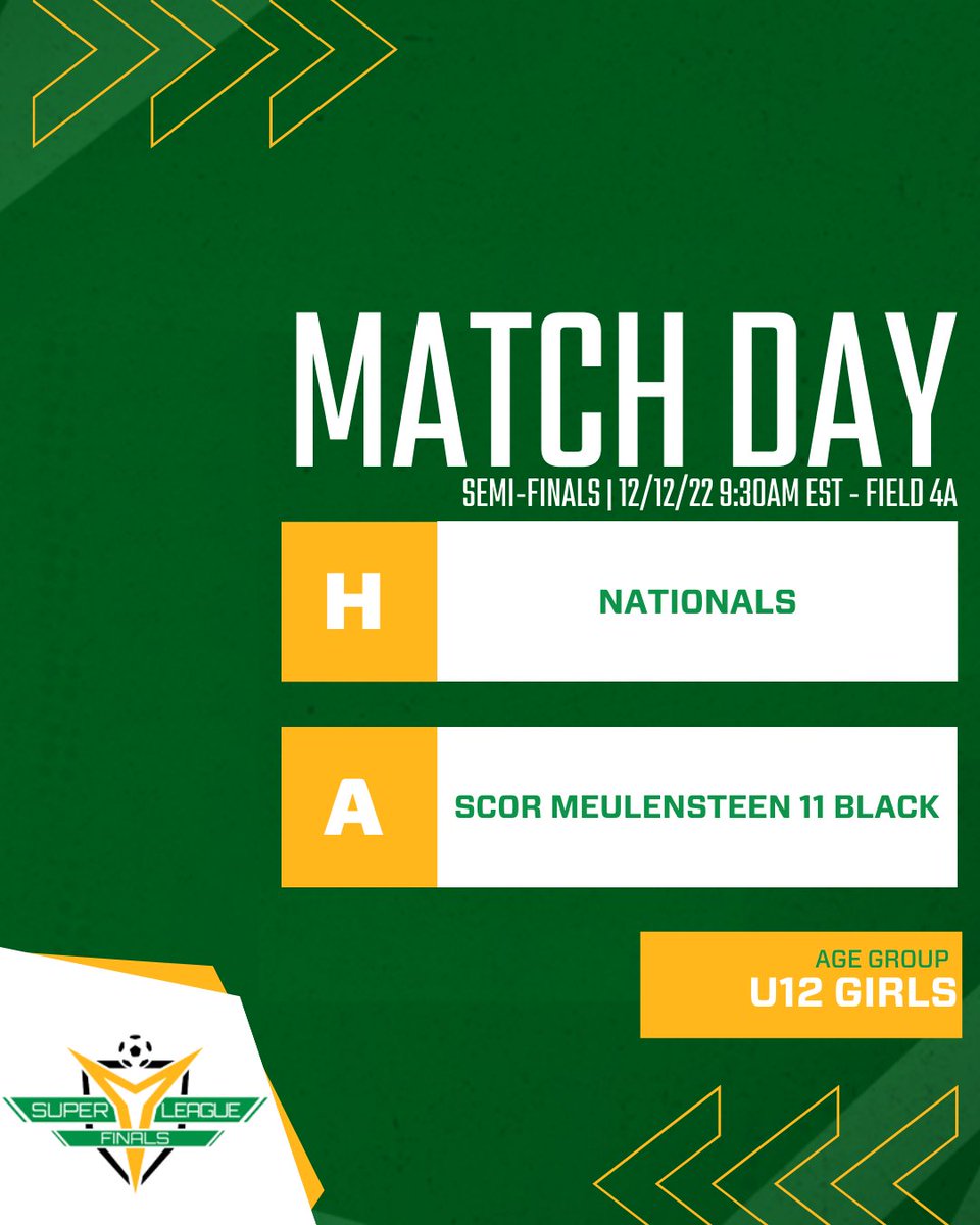 SCORSOCCER's tweet photo. It is a Semi-Finals MATCH DAY for our 2011 Girls Black!
@superyleague #NationalFinals #StartYourLegacy https://t.co/YCOShLH7nx