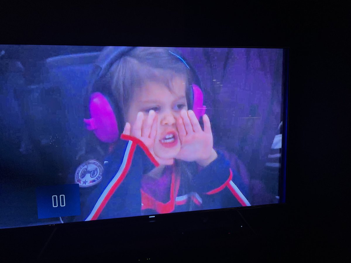 NatalieC99's tweet photo. How many times have we seen this TV commercial and we just realize Gia is on it?! #CBJ https://t.co/XoLDaydYlq