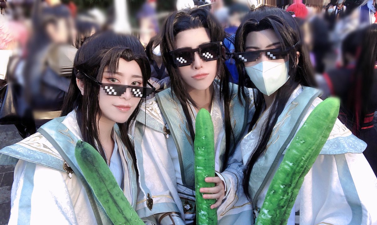 8813496's tweet photo. パリピしずん🥒🥒🥒😎🌟

真ん中 なめしずん
右 優しずん

おふたともネタに付き合ってくれてありがと最高🤤🌸🌸🌸💞 https://t.co/OLc87AsXP3