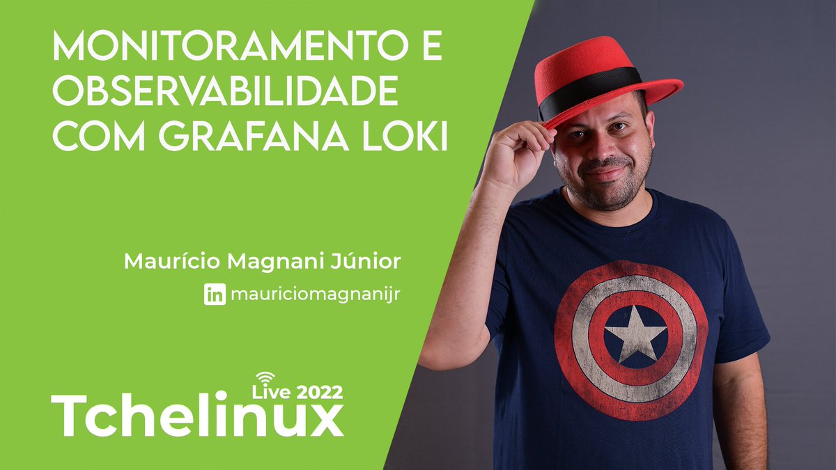 tchelinux's tweet image. A palestra "Monitoramento e Observabilidade com Grafana Loki" apresentada por Maurício Magnani Júnior estreia nesta Segunda dia 12/12 às 20h! youtube.com/watch?v=eIxfRO… #tchelinux_live_2022