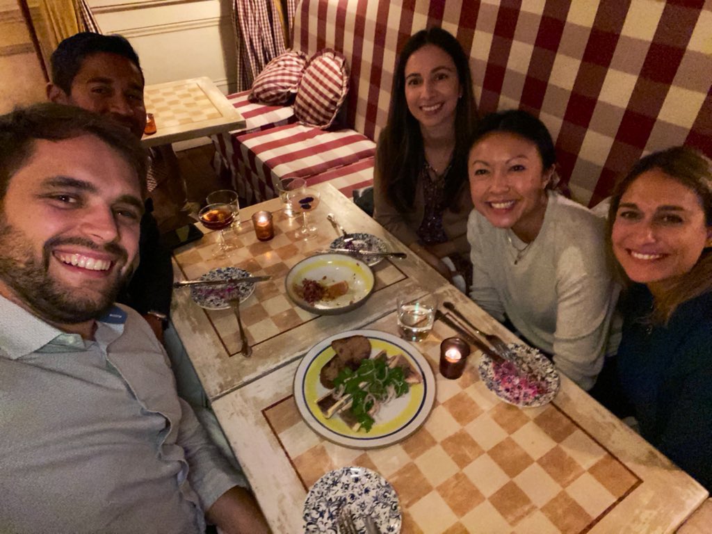 Five hematologists testing out some bone marrows #ASH22