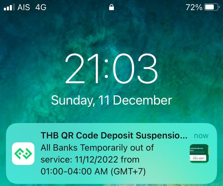 planetmindbody's tweet photo. Thai bank liquidity issues. "Temporary" will become permanent. This will be true for all banks. Have cash on-hand. Physical gold &amp; silver. Most of your cryptos should be in your own wallet and under your control. https://t.co/kOVIWyYypV