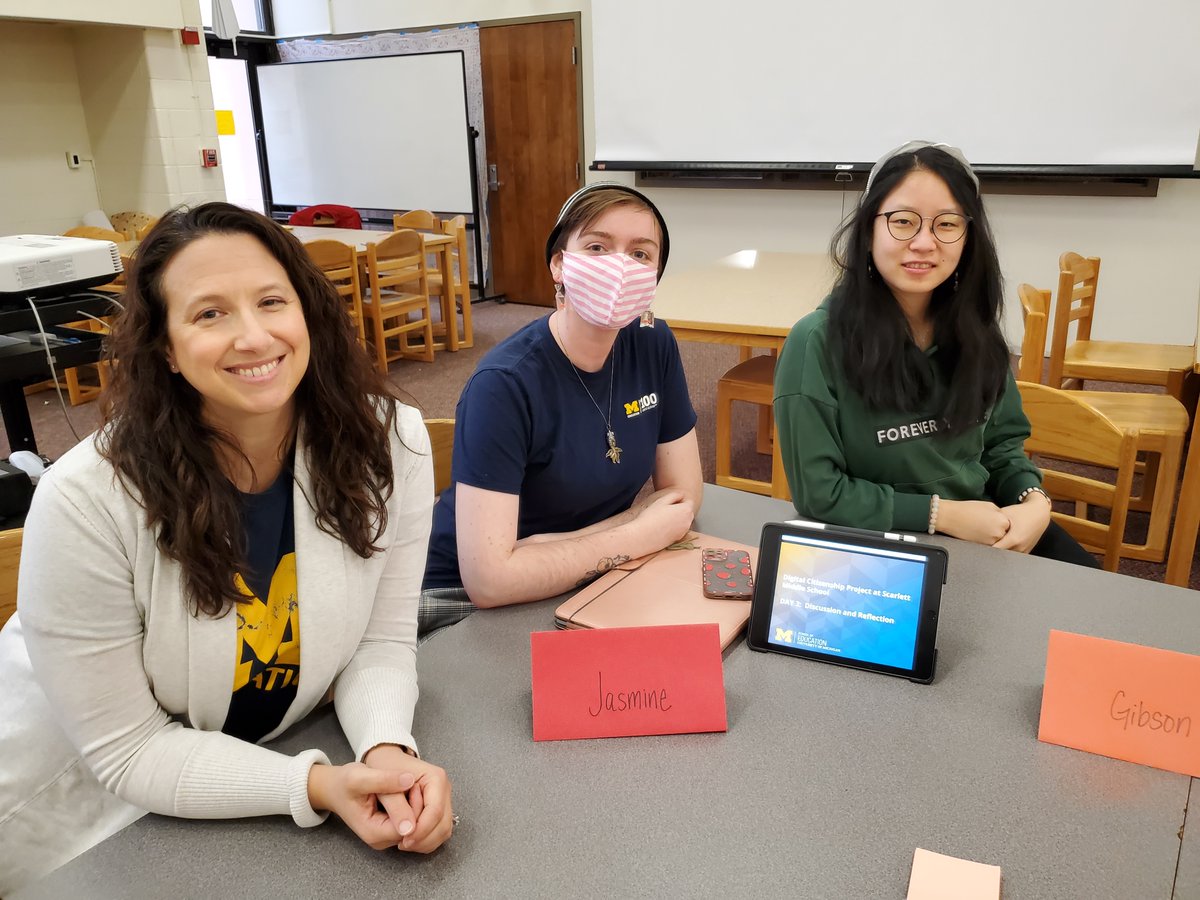 Liz Kolb (she/her) (@lkolb) on Twitter photo Just finished up my favorite time of the year, our annual project w <a href="/A2Scarlett/">Scarlett Nation Principal</a> 6th graders. Our <a href="/UMichEducation/">U-M Marsal Family School of Education</a> teaching interns had so much fun getting to know the students & facilitating conversations around screen use. TY to the amazing Scarlett community for the partnership. Just finished up my favorite time of the year, our annual project w <a href="/A2Scarlett/">Scarlett Nation Principal</a> 6th graders. Our <a href="/UMichEducation/">U-M Marsal Family School of Education</a> teaching interns had so much fun getting to know the students & facilitating conversations around screen use. TY to the amazing Scarlett community for the partnership.