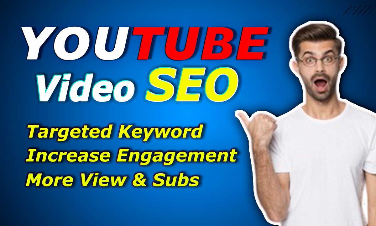 50% Off/ I will do a Youtube Video SEO with Targeted Tag to rank your Video.
+ Thumbnail design
+ 10M Promotion 
Visit:fiverr.com/share/z8WoeE
#Chessboxing #MuskRat #BigData #seo #video #news #UPDATE #FIFAWorldCup2022