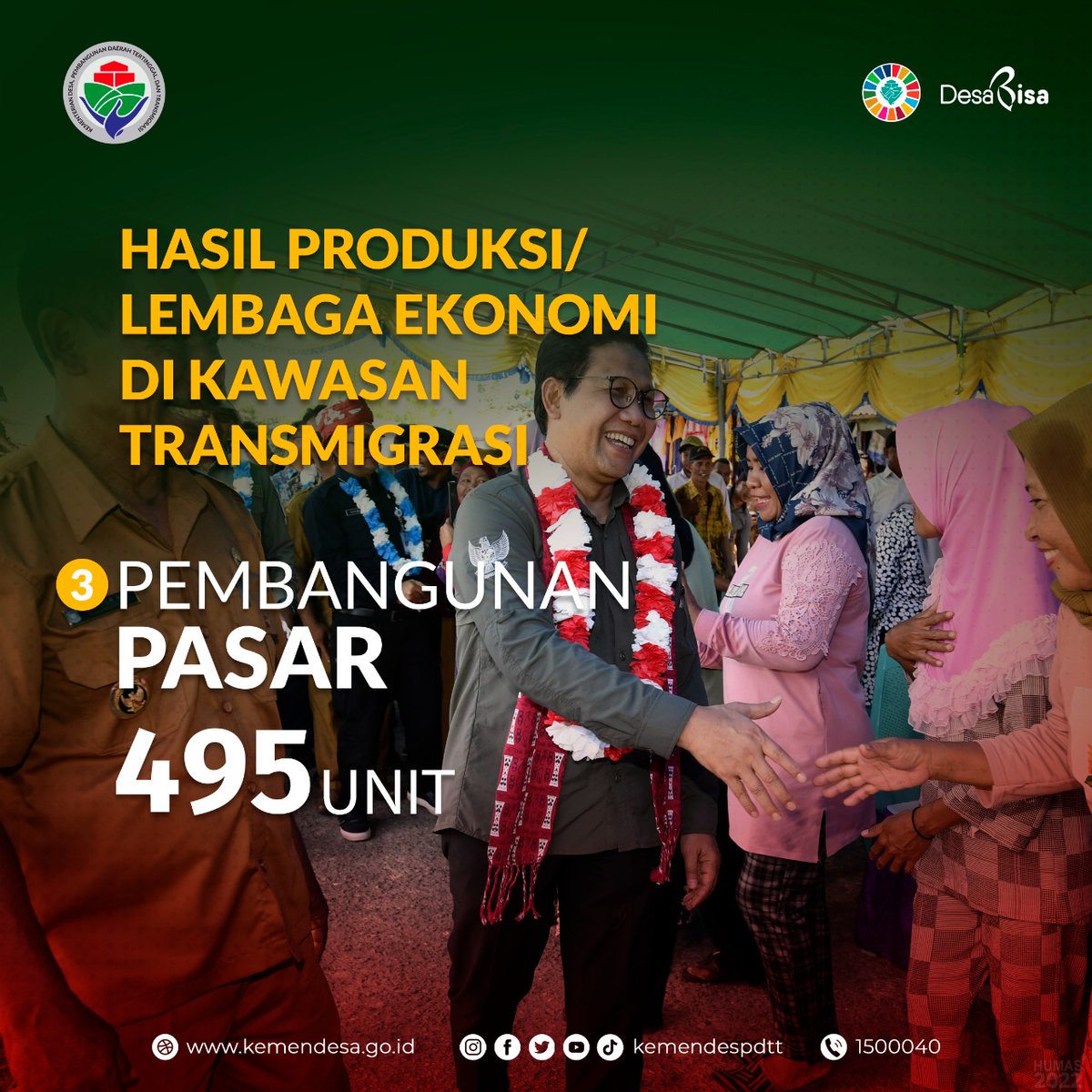 Selamat Hari Bhakti Transmigrasi ke 72 🇮🇩🇮🇩🇮🇩
#72TahunBhaktiTransmigrasi

<a href="/jokowi/">Joko Widodo</a> 
<a href="/halimiskandarnu/">ABDUL HALIM ISKANDAR</a>
@Kemendespdtt
<a href="/malik_haramain/">malikharamain</a>
<a href="/imansyukri/">Iman Sukri</a>
<a href="/taufikmadjid71/">IG : taufik.madjid</a>
@yusradaridesa 
<a href="/azzameldzikrie/">#SantriIndonesia</a> 
<a href="/tppkemendes/">TPP KEMENDES</a>
@DitjenPPKTrans