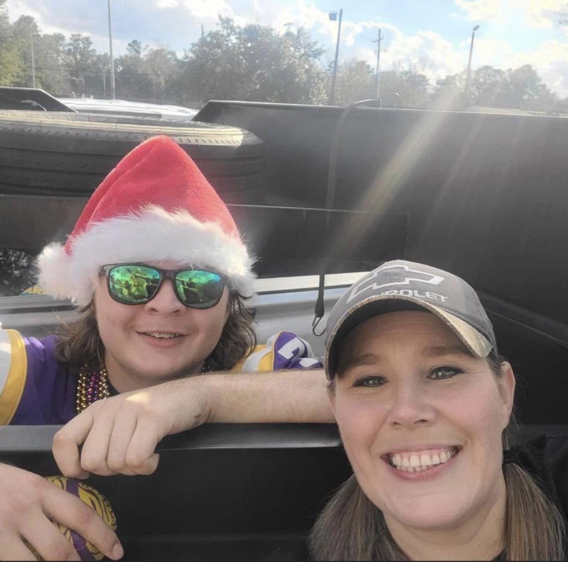 Our 4-H Club had a blast spreading Christmas joy yesterday by participating in the Denham Springs Christmas Parade!💜💛
