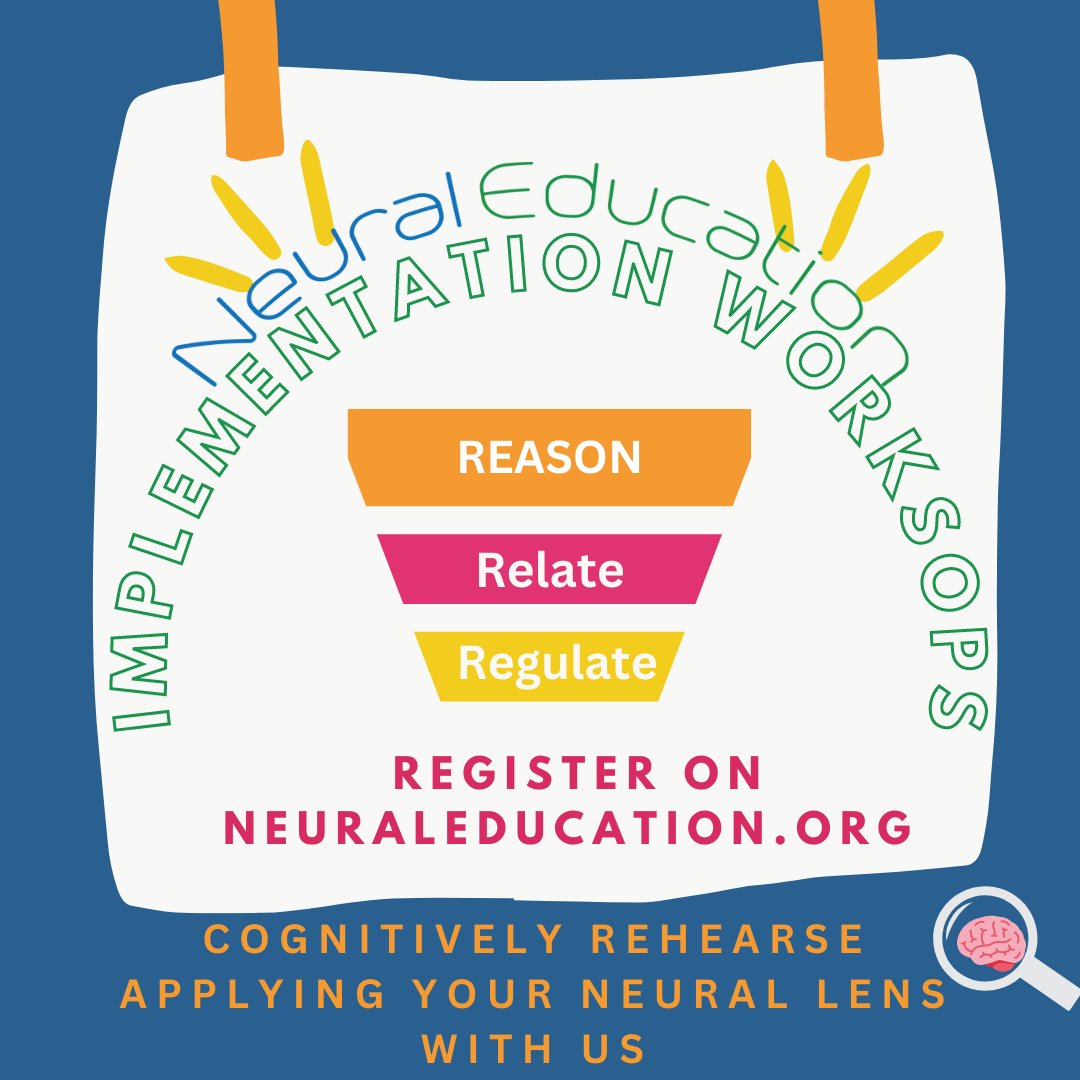 Implementation Workshops are ready for your registration! Let's explore the Neurosequential Model and how it impacts all of the brains in our learning spaces! 📈💙🧠 Starting with REGULATE in January. neuraleducation.org/implementation…