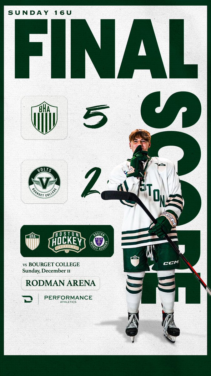 16U gets the 5-2 W over Bourget College in their final <a href="/PowerPrepHL/">Power Prep Hockey League (PPHL)</a> game of the weekend!

🚨🍎 <a href="/gryphonbucci/">Gryphon</a> <a href="/jondouce_/">Jonathan Doucette</a> 
🚨 <a href="/wtp243/">William Patey</a> <a href="/shalex_77/">Sheldon Alexander</a> <a href="/johnsonhky7/">Jack Johnson</a> 
🍎 <a href="/JacobHeron86/">Jacob Heron</a> <a href="/HunterKerzner1/">Hunter Kerzner</a> Young

<a href="/ColeKing31/">Cole King</a> gets another W in 🥅