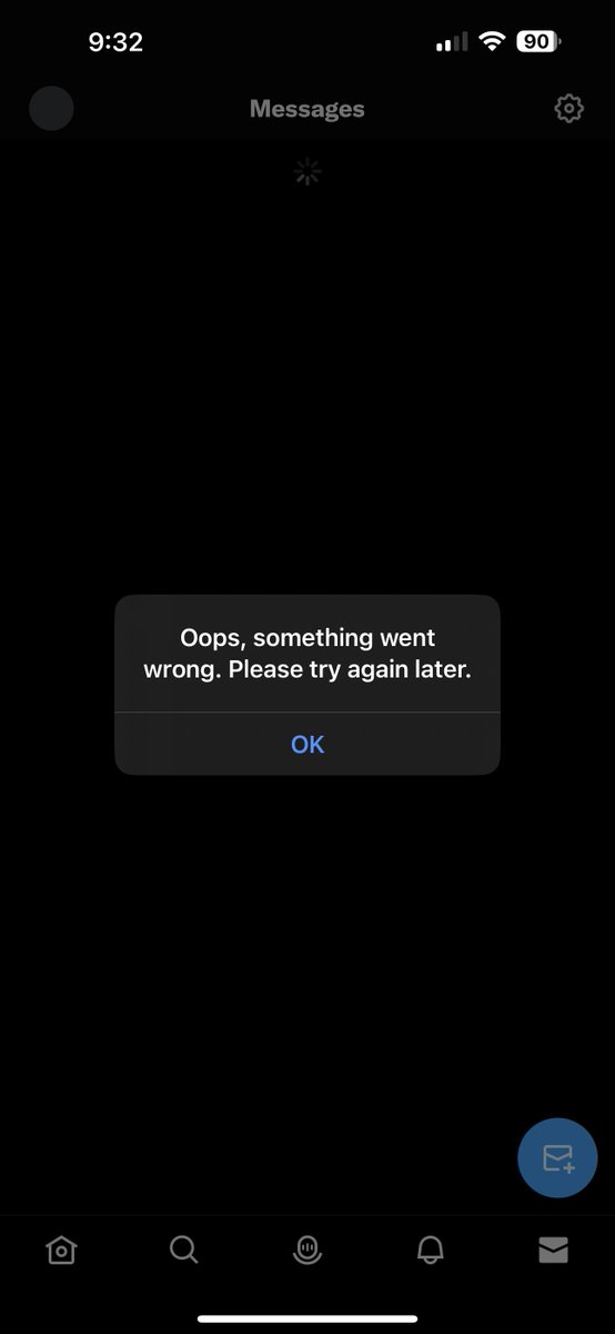 EvanRicker's tweet photo. My @Twitter freaked out last night, didn’t think too much about it. Went to get on Twitter tonight, and this is all I get. App, website, doesn’t matter. Deleted apps, cleared cache, and still nothing. @tweetbot work and loads everything just fine. @TwitterSupport @elonmusk https://t.co/2ZW9Ywtj7p