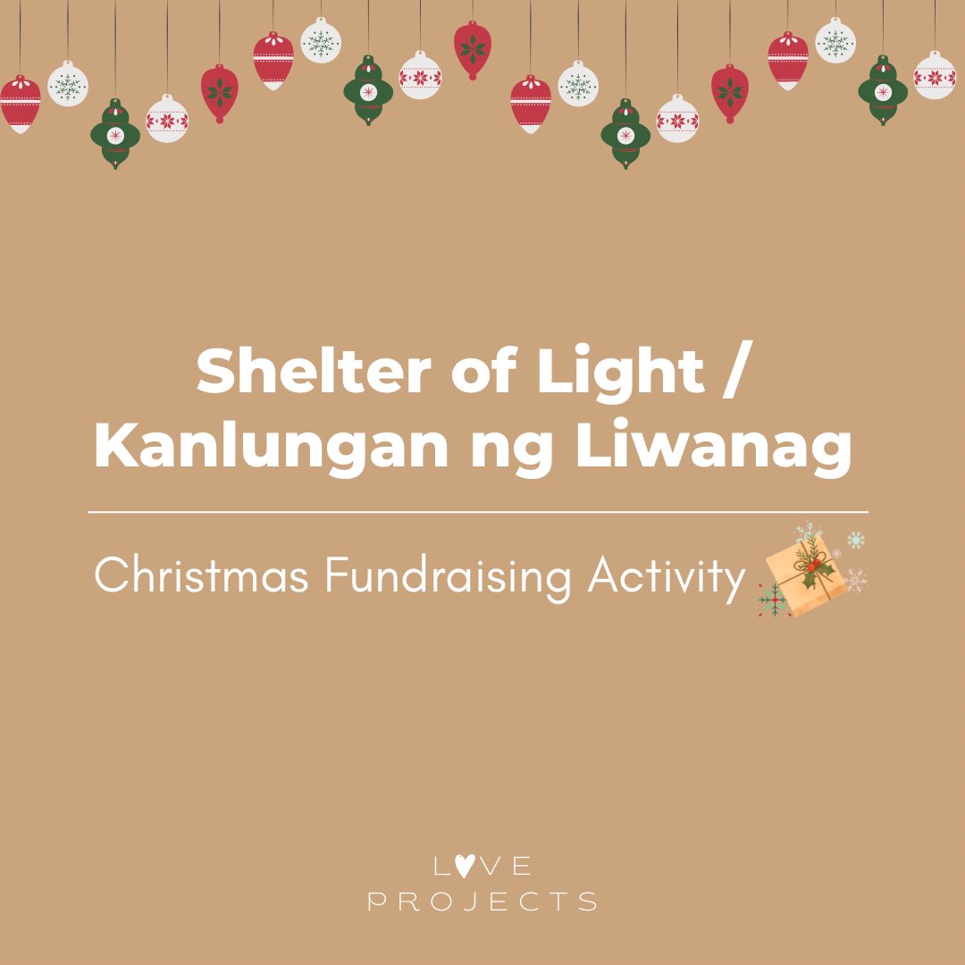 ragenv_'s tweet photo. Shelter of Light / Kanlungan ng Liwanag knocks on everyone’s hearts this Christmas. 
Your donations will help them buy food and other needs for their rescued animals. 

#ShelterofLight #kanlunganngliwanag #rescuedcats #rescueddogs #donate #donationswelcome #christmasspirit https://t.co/8xU8Z4bhYU
