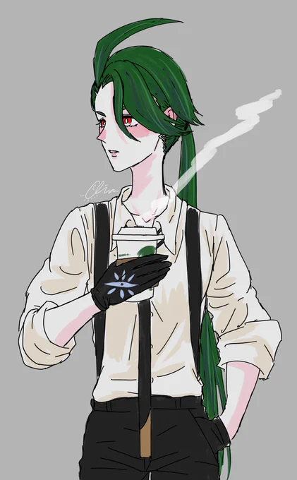 スタバで落書き 
