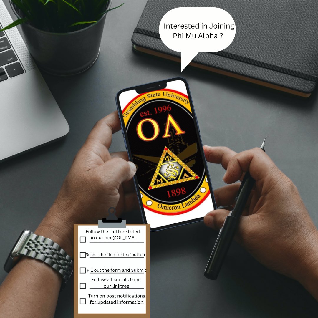 Greetings! If anyone is interested in becoming a member of Phi Mu Alpha Sinfonia Music Fraternity of America your chance is here! Listed in the bio of all our socials is our link-tree,  there is an Interest form that you can fill out and submit!. #MenOfTheHighestType 🇧🇪