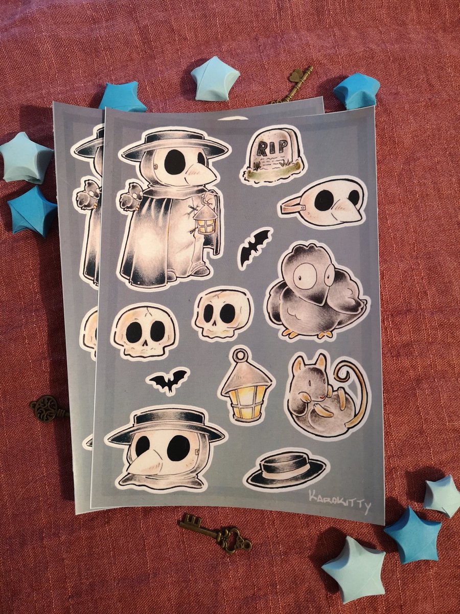 Karokitty1's tweet photo. Produktivitäts level gestern so.. 100%
Wenn ich jetzt noch den anderen Kram machen würde der auf meiner Liste ist... orz

#pestdoktor #sticker #merchandise #gutenmorgen #germanmangaka #germanartist #karokitty #pest #cartoon https://t.co/qpQqSsd5q0