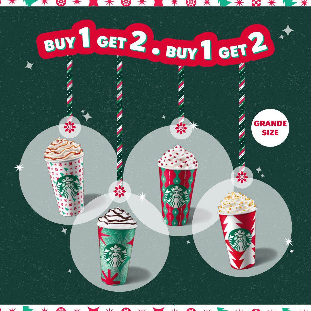 SbuxIndonesia's tweet photo. SAATNYA TIBA 12.12, WAJIB COBAIN SEMUA PROMO DARI STARBUCKS! 🥳

Cuma adanya setahun sekali, sayang banget kalo cuma dilewati. Karena, banyak GRATIS untuk naikin mood lebih hepi di hari Senin 🥰

Full gas di promo 12.12 sekarang spesial dari Starbucks untukmu 💕 https://t.co/EWS2sTwHOI
