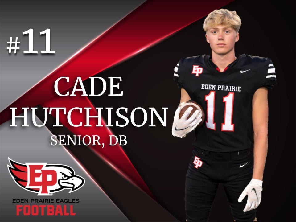 FootballEPHS's tweet photo. Congratulations to All-District Metro Gold South Honorable Mention, Senior, DB Cade Hutchinson (@CadeHutchison ) ‼️

#eaglenation https://t.co/w4xVa0clx1