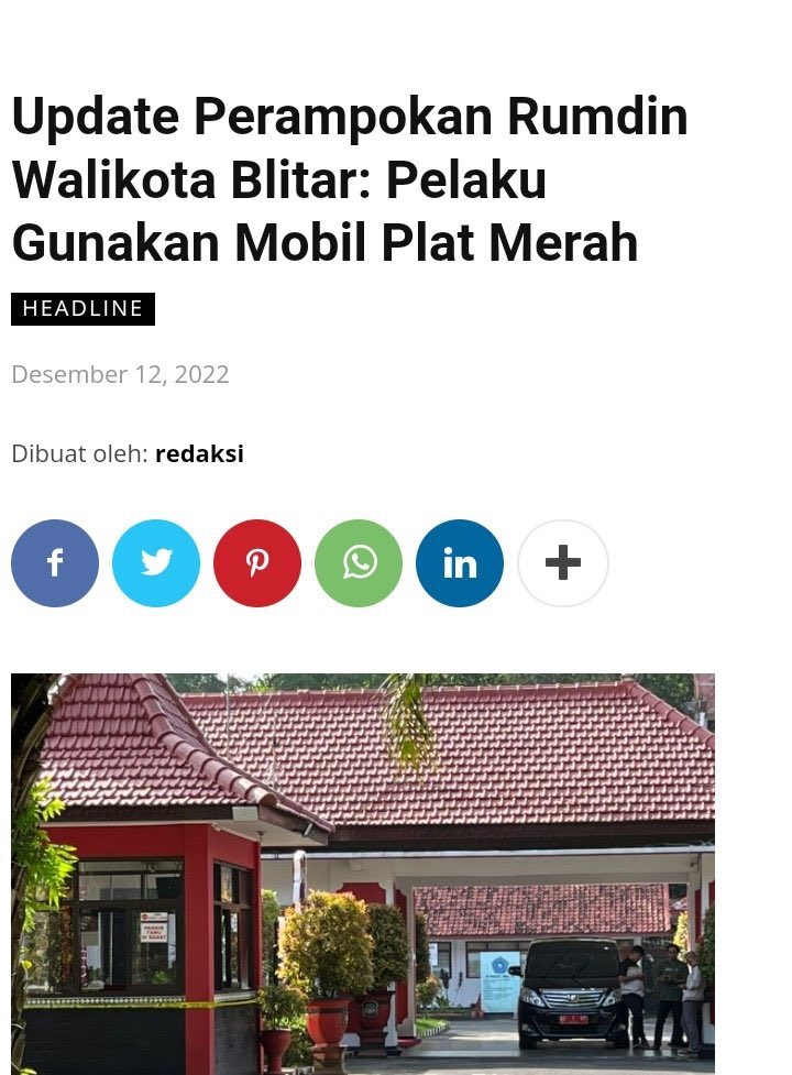 pn7l7h's tweet photo. Sebuah perampokan yang bikin tanda tanya😌

* Perampok menyekap tanpa melukai
* Perampok tau lokasi cctv yang rusak
* Perampok menggunakan plat merah (tidak tau palsu atau bukan) krn msih di dalami.

Bagaimanakah ending dari semua ini??? https://t.co/Xes4i53HFJ