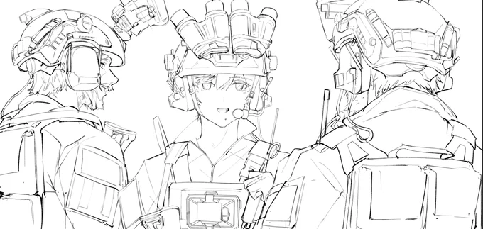 ちまちま描いてる絵 