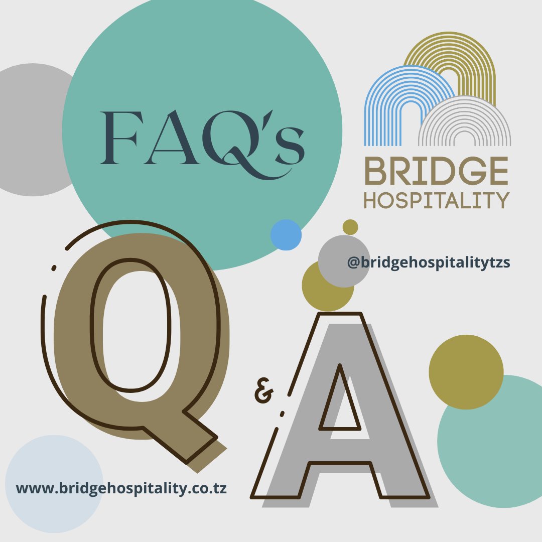 bridge_tzs's tweet photo. Hellooo,πβΊοΈ
Having questions about our TRAININGS procedures?
Have a look at our Q & A Session for answers.
#bridgehospitalitytzs #hospitality #training #questionandanswers #faqs #frequentlyasked #FAQs #training #TrainingandCoaching #HospitalityTraining https://t.co/E6Ky7lw3U9