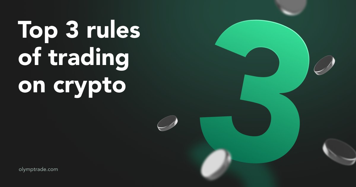 When trading on #crypto, apply these 3 golden rules of technical analysis:
🔹The market is sensitive to news.
🔹There are price trends.
🔹The markets tend to move in cycles. Look out for repeating chart patterns.

Trade on crypto → links.olymptrade.com/xllk
