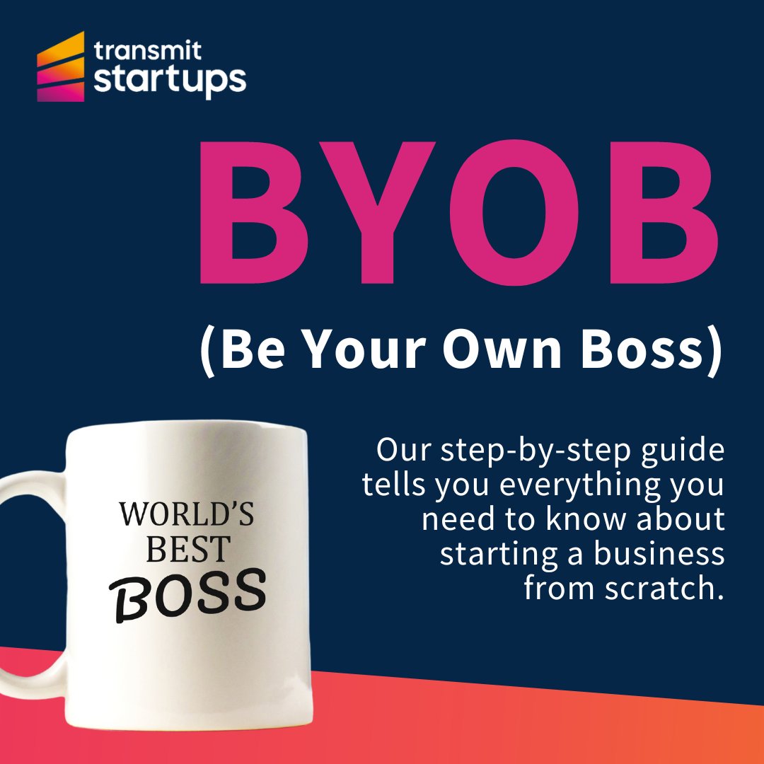 We have a different take on BYOB this December - Be Your Own Boss! 🙌 

The end of the year is often a time of reflection 🤔 and goal setting 📝 so what are you waiting for? It can be your reality in 2023 and we're ready to help!

Get started:
transmitstartups.co.uk/guides/how-to-…