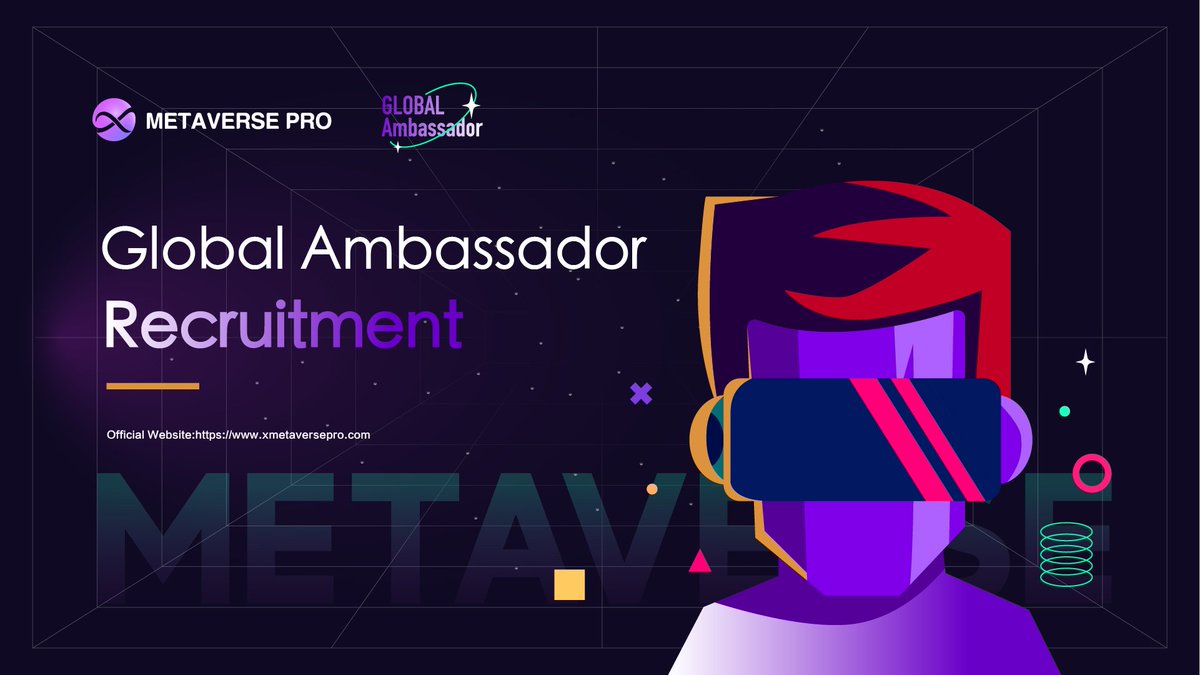 🌟XMetaversePro Global Ambassador Program has been launched

🙌As long as you have the required skills, You are eager to grow together with XMETAVERSE PRO

🥰join hands with us to build a metaverse ecology
TO THE MOON🌕
forms.gle/zbyFwHyuEd5o42…