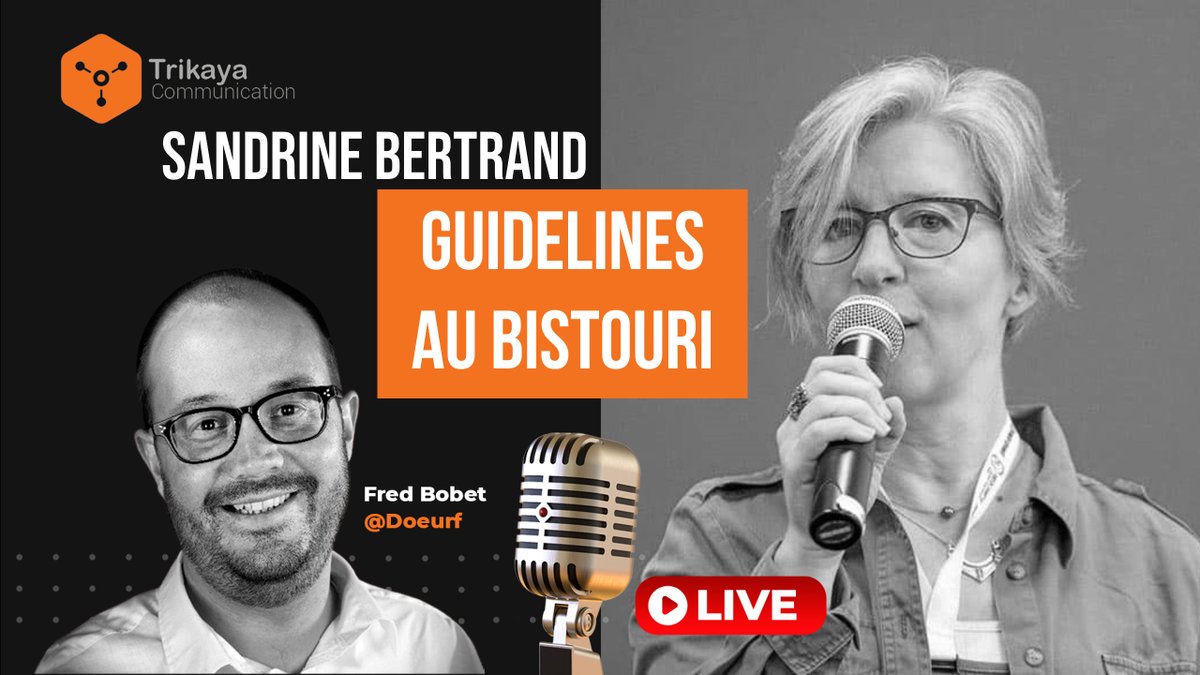 🔴#trikayaLive -->⏱️RDV mardi 13 à 15H !!!!! <--
📽️ Google Guidelines sous le bistouri de Sandrine <a href="/GDTSB/">Sandrine Bertrand </a> de <a href="/SEOHackers/">SEO Hackers</a> 

💥Sandrine les a épluchées de manière chirurgicale, tout ce qu'un SEO doit en tirer !🎥

twitch.tv/doeurf
trikaya.fr/yt

📢 RT / Partagez !