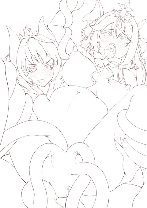 次回Skebの線画終わり🥰
エルソ●ドで百合フタナリ×触手(いつもの)
今日はここまで(`・ω・')ゞ
明日には完成させよう(∩'∀`)∩ 